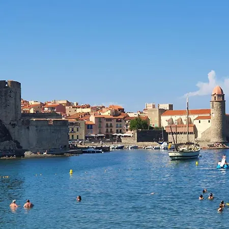 Comme Sur Un Bateau, T2, Vue Sur Mer, Terrasse, * Collioure