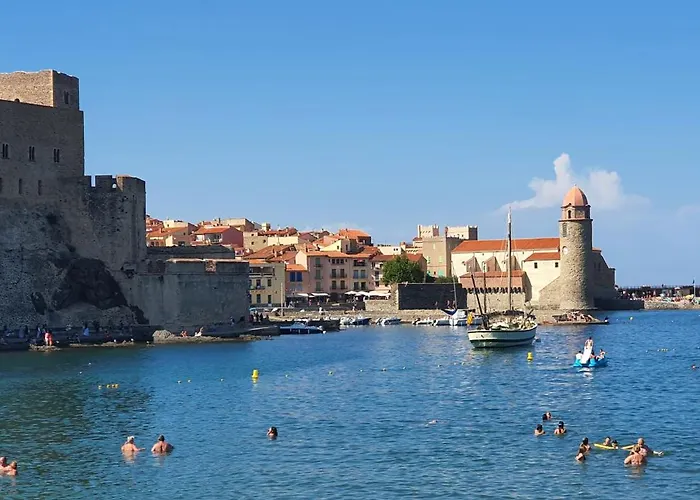 Comme Sur Un Bateau, T2, Vue Sur Mer, Terrasse, * Collioure